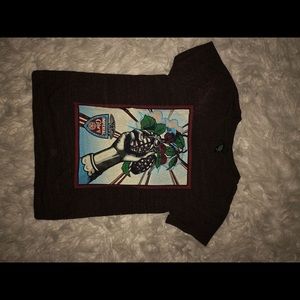 OBEY Women’s Tee burgundy size (M)